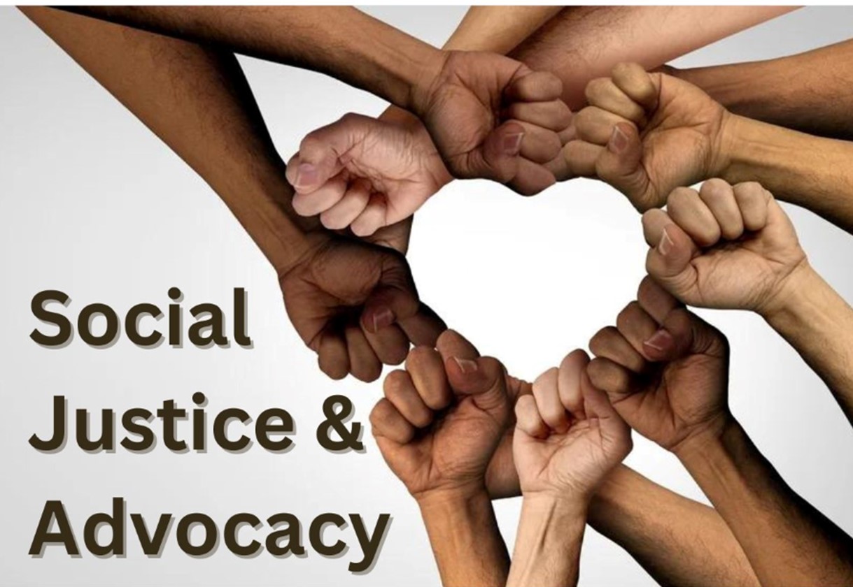 Social justice advocacy representing language influence on social change
